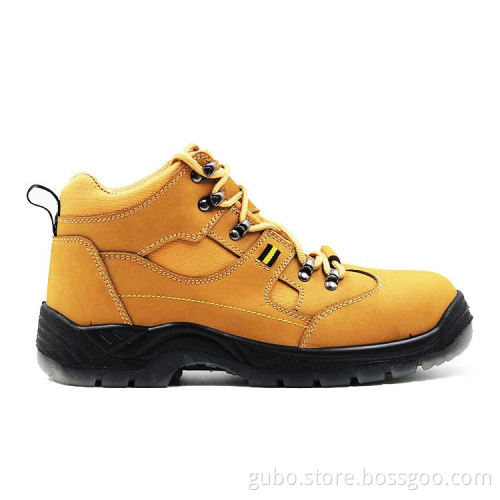 Black Action Leather Unisex Safety Shoes Toe Caps Workman Lightweight Safety Boot